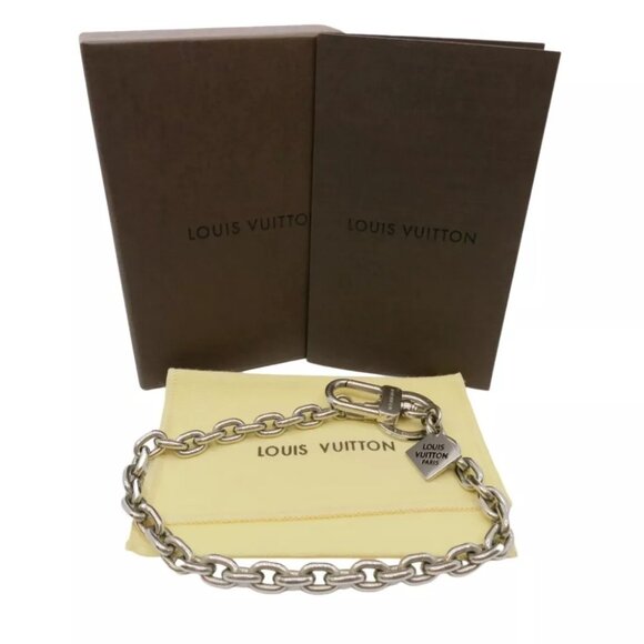 LOUIS VUITTON Chaine Anneau Cles Bag Charm Silver Brass - Picture 1 of 6